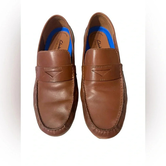 Men’s Loafers Clarks Markman Way Sz 10.5 - Picture 1 of 7